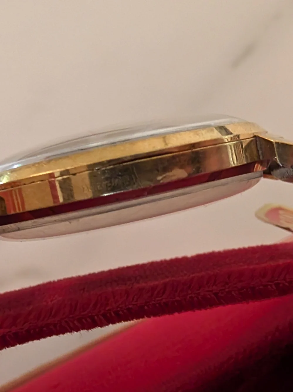 Ernest Borel Cocktail Mens 32mm Kaleidescope Mystery Dial Rare In Box